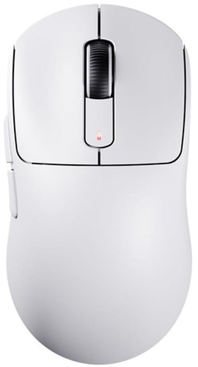 ATTACK SHARK X3 - Lichtgewicht Gaming Muis - PAW 3395 Sensor - 49g Superlight - BT + 2.4G Draadloos + Bedraad - 26.000 DPI - 200u Accu - Wit