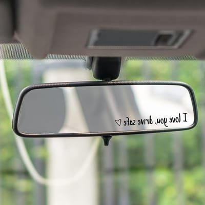 Geleiderailstickers voor autospiegels en achterruiten, 10 stuks, weerbestendig en eenvoudig aan te brengen