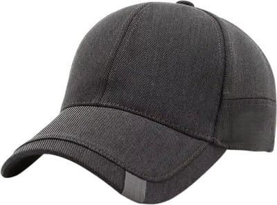 Heren Zonnepet – Verstelbare Baseballpet voor Mannen, Casual, Lichtgewicht en Comfortabel, Veelzijdige Zomerpet - Donkergrijs