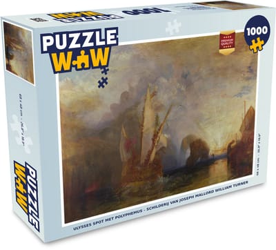 Puzzel Ulysses spot met Polyphemus - Schilderij van Joseph Mallord William Turner - Legpuzzel - Puzzel 1000 stukjes volwassenen