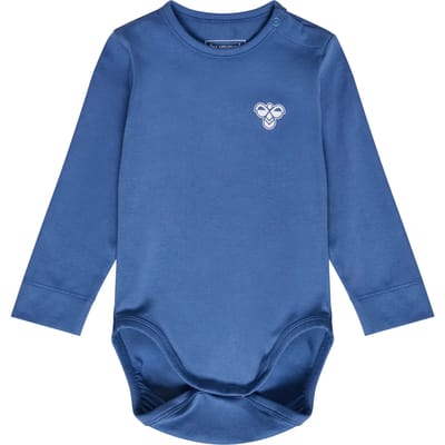 Baby romper met lange mouwen Hummel Solid Mini