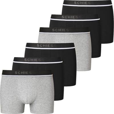 Schiesser Heren Shorts / Pants 6er Pack - 95/5 - Cotton