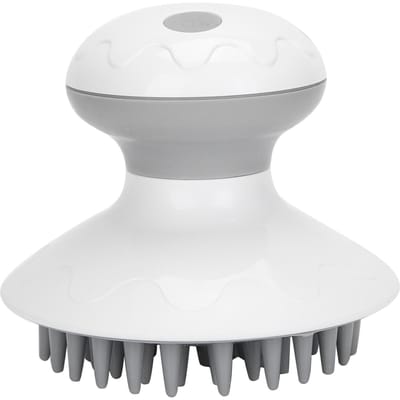 Elektrische Hoofdmassager Waterdicht Hoofdhuid Hoofd Gezonde Verzorging Antislip Reinigingsmassager gray