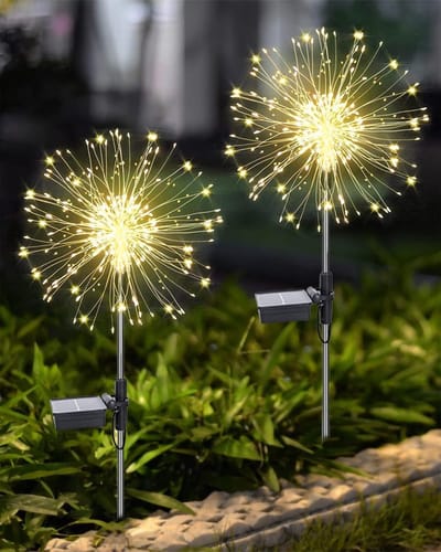 Paardenbloem Tuindecoratie op Zonne-energie - Sfeervolle Tuinverlichting - Draadloos en Weerbestendig - Warmwit Licht - Automatische Sensor - Magische Ambiance
