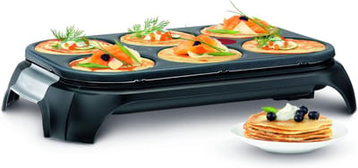 Tefal Crep'party PY558813 - Inox & Design - Pannekoekenplaat - 6 personen