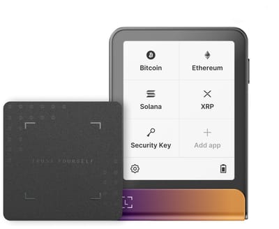 Ledger Flex – Crypto Hardware Wallet met Touchscreen – 15.000+ Coins & NFT’s – Bluetooth, USB-C & NFC – Incl. Ledger Recovery Key - Ferro Fuchsia