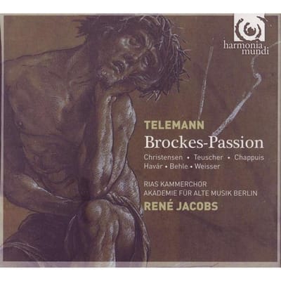 CD GEORG PHILIPP TELEMANN / BIRGITTE C - Brockes-Passion HMC90201314 Harmonia Mundi 2009 Frankrijk Klassiek Gebruikt black