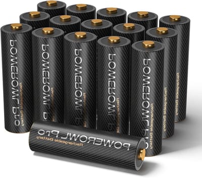 Oplaadbare Batterijen - AA Batterijen - Apparaten Voeden - Hoge Capaciteit - 16 Stuks - Zilver