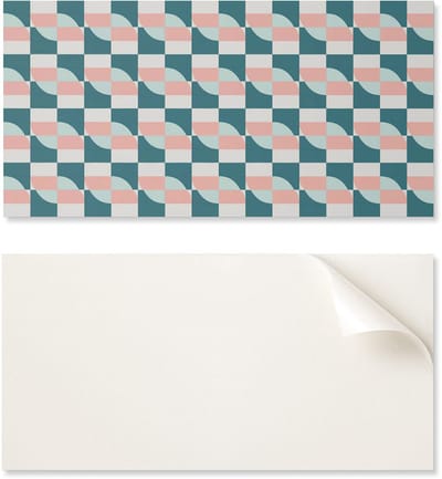 Zelfklevend decoratief paneel voor een snelle muurrenovatie, 100x50 cm, geometrisch ruitpatroon.