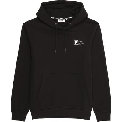 FILA Zwickau Graphic Logo Hoodie Black Size: XL | Hoodies Outlet | Heren | Zwart