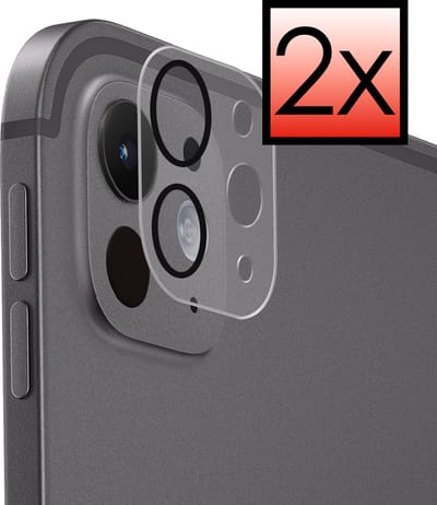 Camera Lens Protector - 2 Stuks - Geschikt voor Apple iPad Pro (2024/2025) - 11 inch - Camera Screenprotector - Beschermglas - Gehard Glas - Tempered Glass - Screen Protector