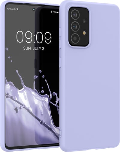 kwmobile telefoonhoesje geschikt voor Samsung Galaxy A52 / A52 5G / A52s 5G - Hoesje voor smartphone - Back cover in pastel-lavendel