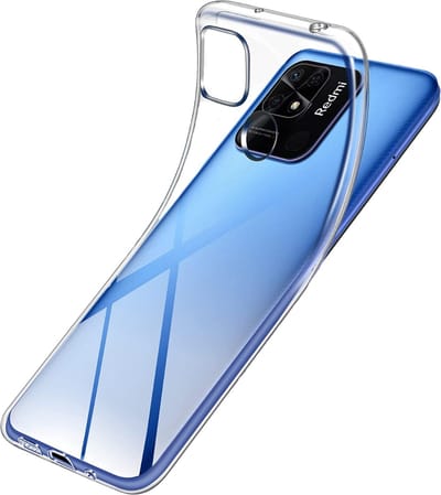 Hoesje voor Xiaomi Redmi 10A backcover Shockproof siliconen Transparant