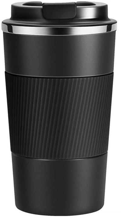 Dailygoods- Koffiebeker 380 ml - Roestvrij staal - Lekvrij - Reisbeker - Thermosbeker - Geschikt voor bekerhouders