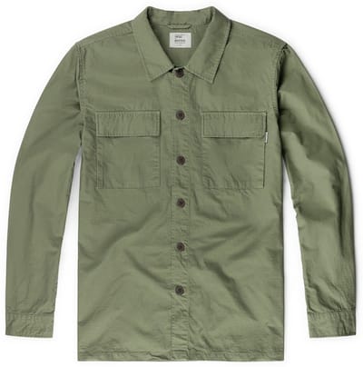 Vintage Industries Emerald Longsleeve olijf L Katoen - Basics