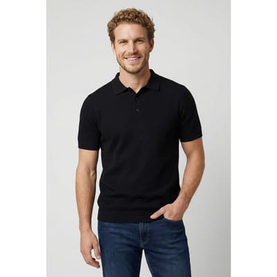 Cars Jeans Anmas Polo Black Taglia: L | Polo Outlet | Uomo | Nero