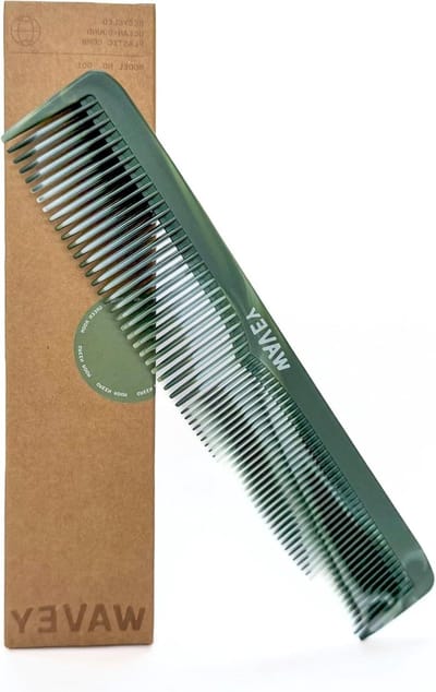 Haarkam - Styling kam - Haar stylen - Gerecycled plastic - 165 cm - Groen