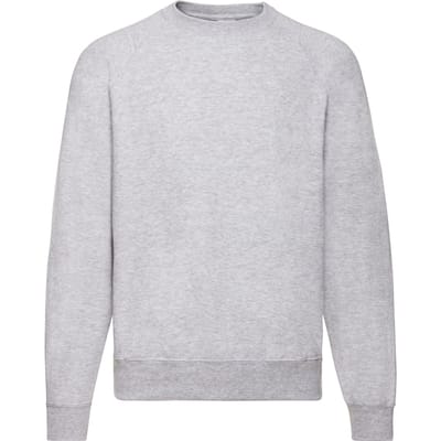 Fruit of the Loom Heren Sweatshirt Heather (Heide Grijs)
