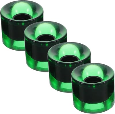 Skateboardwielen Set - PU Wielen - Straat Skaten - Schokabsorberend Ontwerp - 4 Stuks - Groen