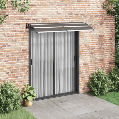 vidaXL - Deurluifel - 200x75 - cm - PC - zwart