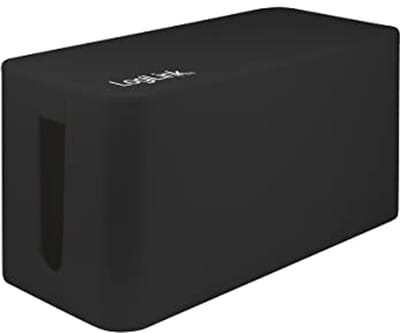 Kabelbox Klein - Kabel Organizer voor een Opgeruimd Huis en Kantoor - Zwart, 235 x 115 x 120 mm