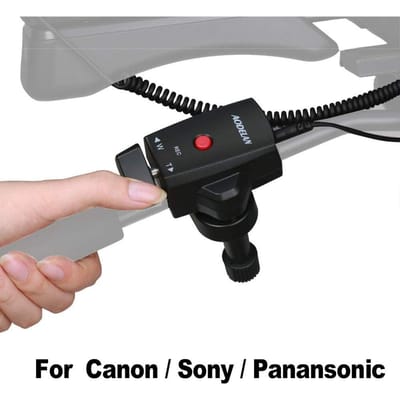 AODELAN Camcorder Zoom Controller Zoom / Video-opname Afstandsbediening met 2,5 mm kabel voor Sony Canon Panasonic Camera For Sony