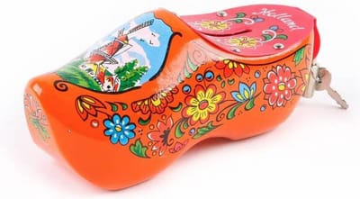 Spaarpot Klomp 15 Cm Holland Oranje - Souvenir
