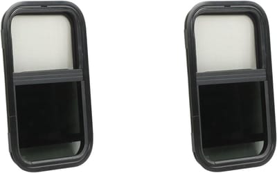 Ramen van 590x390mm voor Kampeerders en Aanhangwagens - 2 stuks Gehard Glas met Aluminiumlegering
