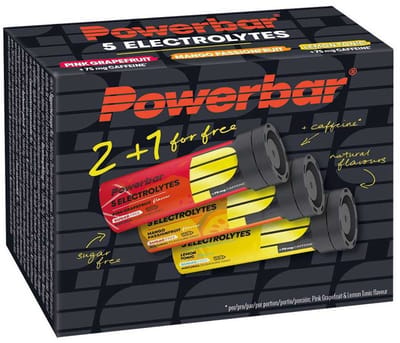PowerBar Multipack Electrolyten Tabs Pink Grapefruit - Lemon Tonic - Mango Passion fruit (3x 10 tabs)
