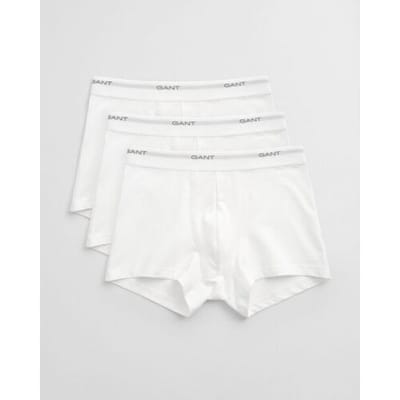 Gant Ondermode Core Trunk 3Pack Wit / male