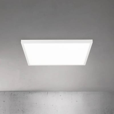 ORION LED plafondlamp Disc, wit, lengte 60 cm, CCT, metaal