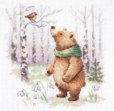 Borduurpakket - Verhalen van het Bos: De lente kwam (Tales of the Forest. Spring Came) - Alisa