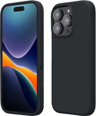 kwmobile telefoonhoesje geschikt voor Apple iPhone 16 Pro - Hoesje met siliconen coating - Smartphone case in bosbesblauw