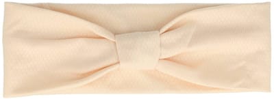Haarsoires Haarband Knoop 8cm – Effen Patroon – Jersey Stof – Creme