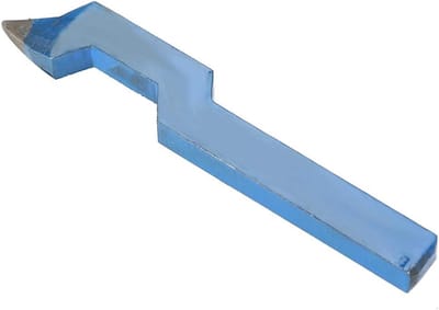 Metalen Stempel - Sieraden Markering - Juweliers Werk - Gebogen Ontwerp - 75 cm Lengte - Blauw