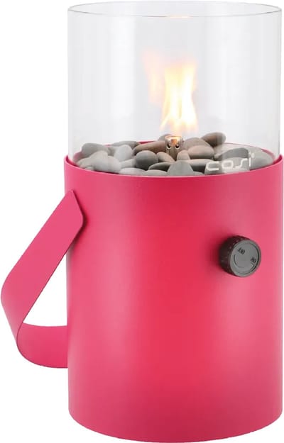 Cosiscoop Original Pink Ribbon Gaslantaarn - Brand 5 tot 6 uur - Steun Pink Ribbon