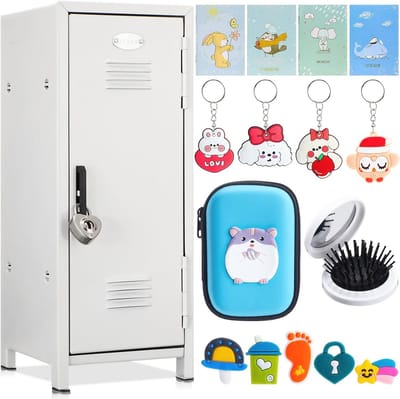 Set van 12 Mini Kluizen met Slot en Sleutels voor Bureau en Slaapkamer