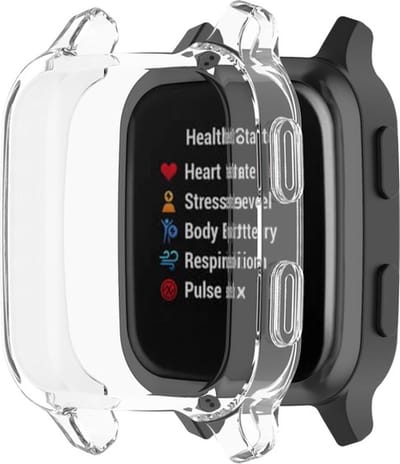 Beschermende watch case - hoesje - geschikt voor Garmin Venu SQ 2 - transparant