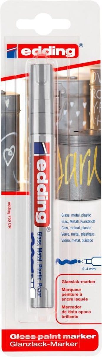 Edding e-750 markeerstift Zilver Kogelpunt