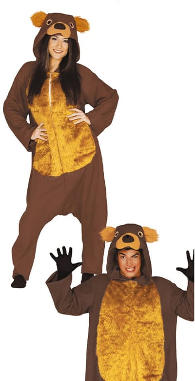 Fiestas Guirca - Onesie Beer - maat L-XL (52-56) - Carnavalskleding - Carnaval - carnavalskleding 2027 - Carnaval kostuum