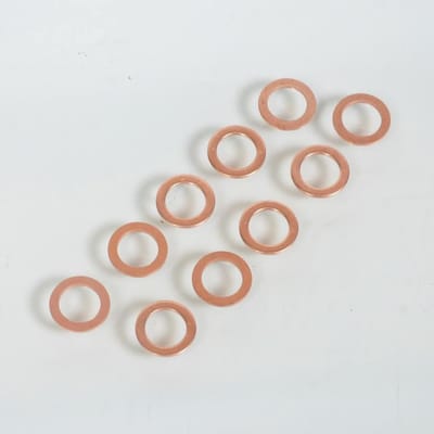 10 Joint en cuivre plat vis bouchon de vidange 8x12x1mm pour moto scooter 50 cross TT