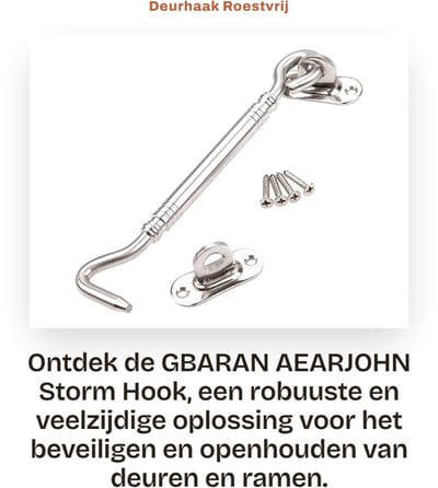 Dailygoods- Deurslot Hoogwaardige RVS - Deurslot Buitendeur - Deurslot Binnendeur - Deurslot met Code - Deursloten - Ideaal voor Garages - Deursluiting