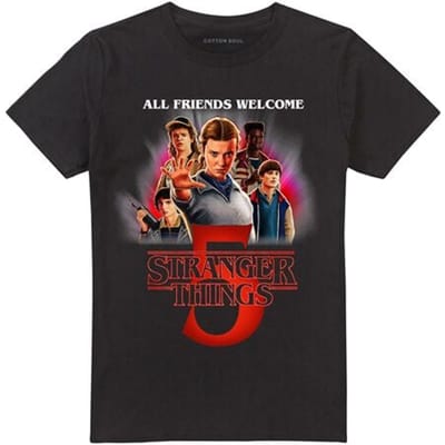 Stranger Things T-shirt - Season 5 - Poster - S tot 5XL - zwart