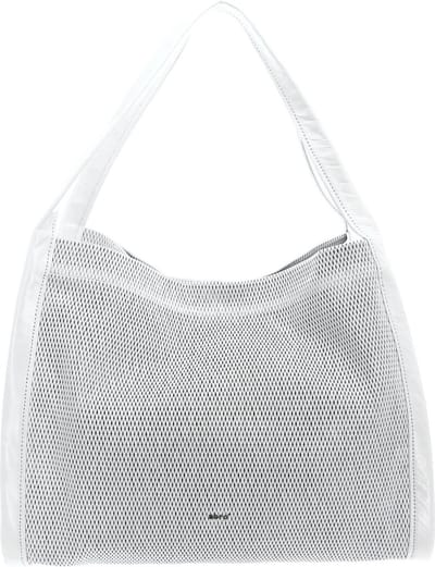 abro Schoudertas Leather Athene Shopper 24h White / Whitegold Wit
