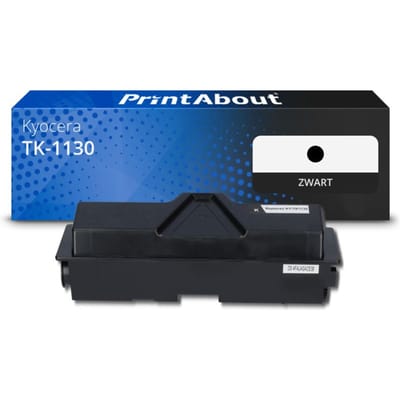 PrintAbout huismerk Toner TK-1130 Zwart Geschikt voor Kyocera