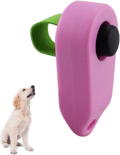 Huisdier Clicker Trainer - Trainingsclicker Hond - Huisdier Training - Helder Klikgeluid - 35 x 17 x 65 cm - Zwart