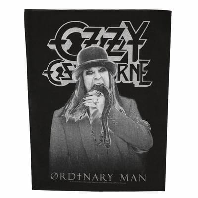 Ozzy Osbourne - Ordinary Man Rugpatch - Zwart