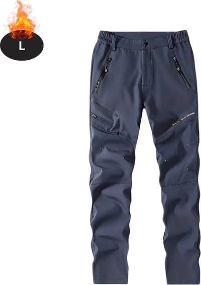 Livano Skibroek - Skipak - Snowboard Broek - Winterbroek - Sneeuwbroek - Heren - Wintersport - Marineblauw - Maat L