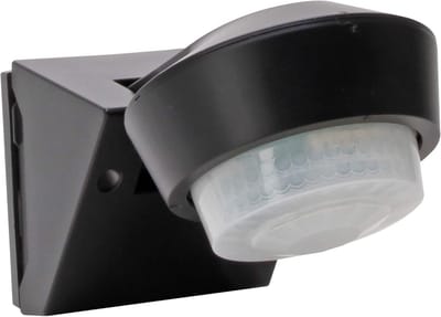 Buiten en Binnen Bewegingsmelder Infrarood met 240° Sensor en 16m Bereik, Opbouwmontage