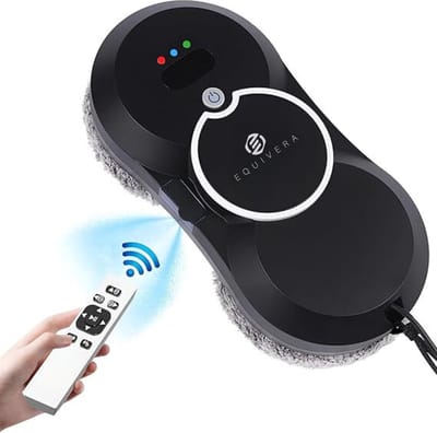 Equivera Robot Ramenwasser - Robot Ramenreiniger - Ruitenreiniger - Robot Glazenwasser - Window Cleaner Robot - Robotramenwasser - Robot Ramenwasser Draadloos - Nooit meer zelf uw ramen wassen!
